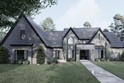 European Style House Plan - 4 Beds 3 Baths 2653 Sq/Ft Plan #923-297 