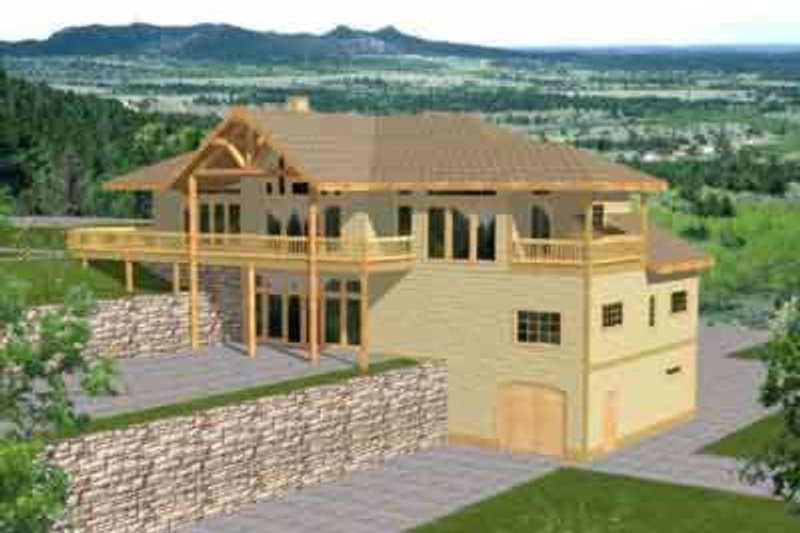 Home Plan - Bungalow Exterior - Front Elevation Plan #117-290