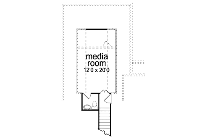 Architectural House Design - Floor Plan - Other Floor for Traditional House Plan #84-377 - 3 bed, 2.5 bath