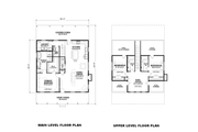 Farmhouse Style House Plan - 3 Beds 3.5 Baths 2050 Sq/Ft Plan #1117-33 Floor 