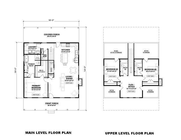 Dream House Plan - Farmhouse Floor Plan - Main Floor Plan #1117-33