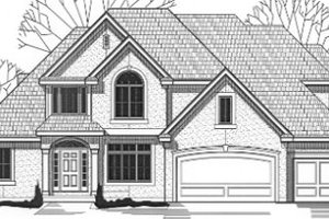 Traditional Exterior - Front Elevation Plan #67-755