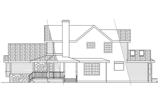 Exterior - Other Elevation 1 for Craftsman House Plan #124-1081 - 4 bed, 3.5 bath