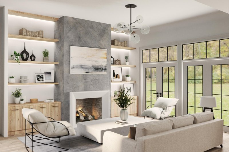 Architectural House Design - Interior - Other for Farmhouse House Plan #119-449 - 3 bed, 3 bath