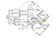 Craftsman Style House Plan - 3 Beds 2.5 Baths 3572 Sq/Ft Plan #54-529 Floor 
