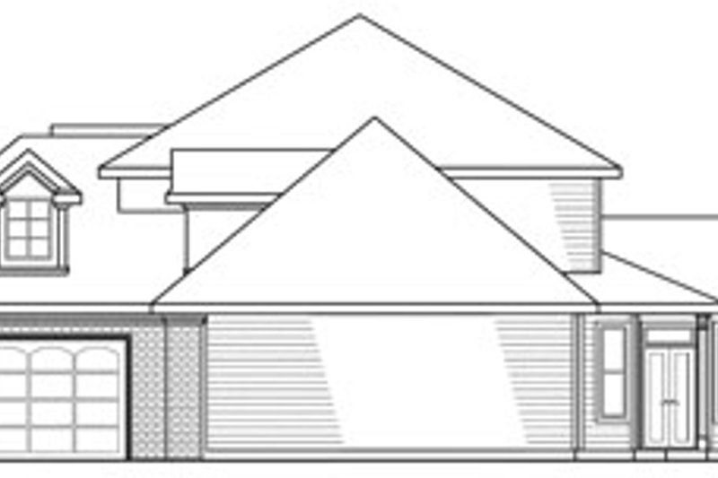 Home Plan - Exterior - Other Elevation 1 for European House Plan #124-319 - 4 bed, 3.5 bath