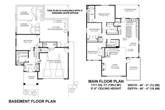 Floor Plan - Other Floor for Craftsman House Plan #1100-39 - 3 bed, 2 bath