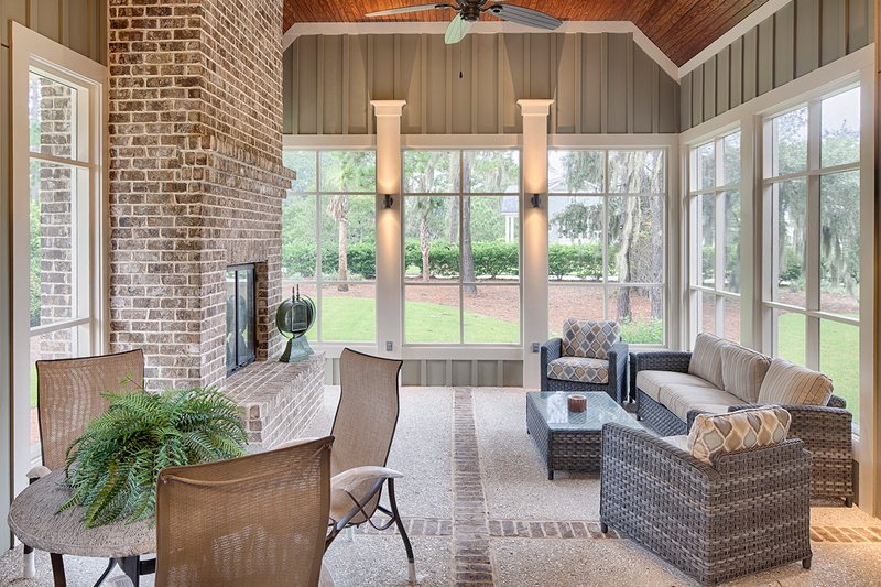 House Plan Design - Exterior - Outdoor Living for Country House Plan #928-337 - 4 bed, 4.5 bath