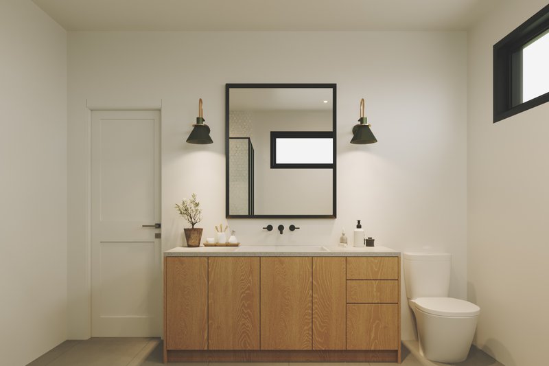 House Plan Design - Interior - Bathroom 1 for Bungalow House Plan #23-2789 - 2 bed, 1 bath