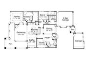 European Style House Plan - 4 Beds 4 Baths 4183 Sq/Ft Plan #411-290 