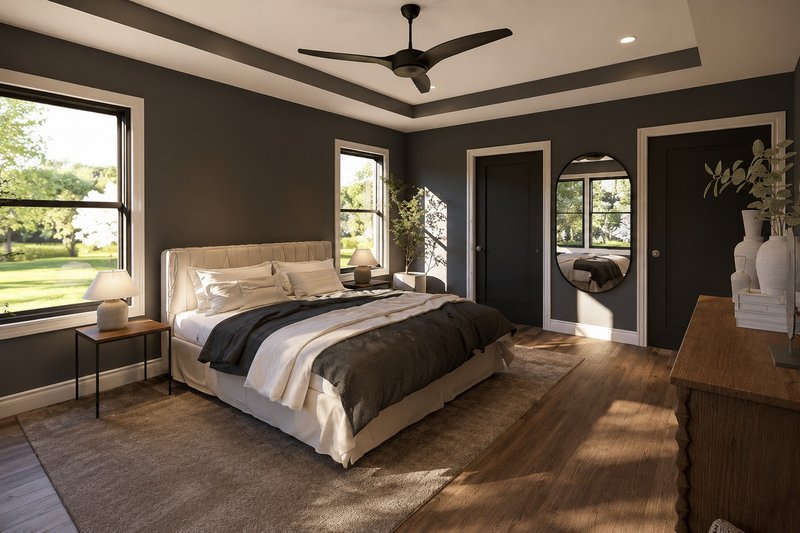 House Design - Interior - Master Bedroom for Craftsman House Plan #1064-479 - 3 bed, 2 bath