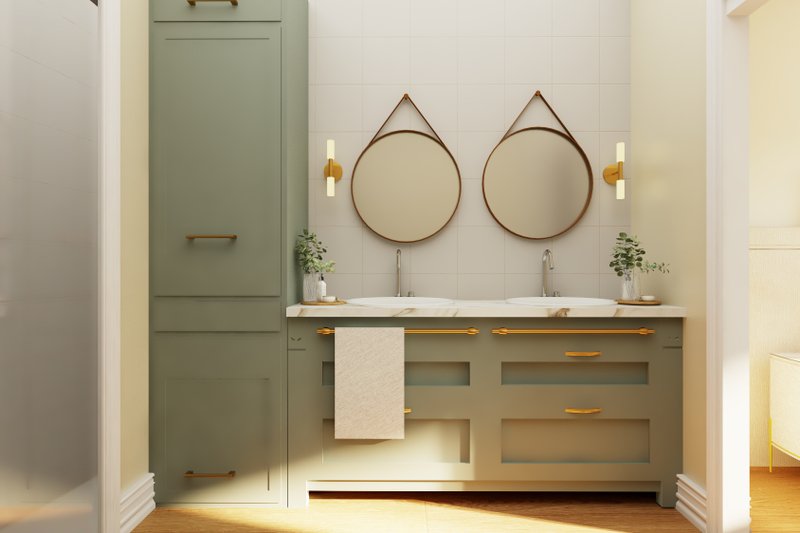 House Plan Design - Interior - Master Bathroom for Ranch House Plan #1064-337 - 2 bed, 2 bath