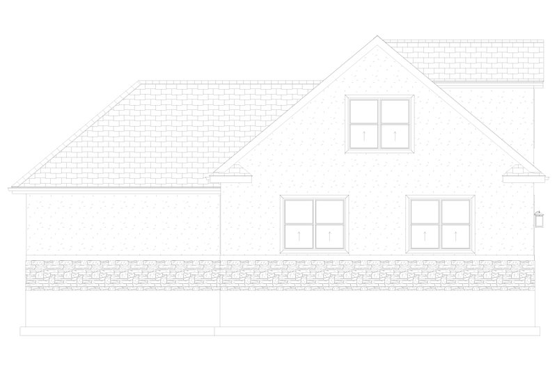 House Design - Exterior - Other Elevation 1 for Traditional House Plan #1060-358, 0 bath