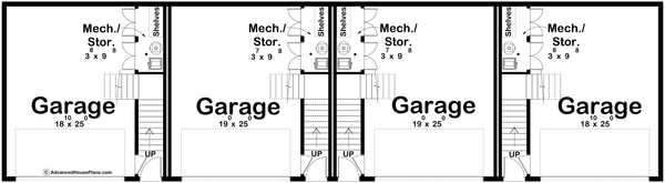 Architectural House Design - Craftsman Floor Plan - Main Floor Plan #455-727