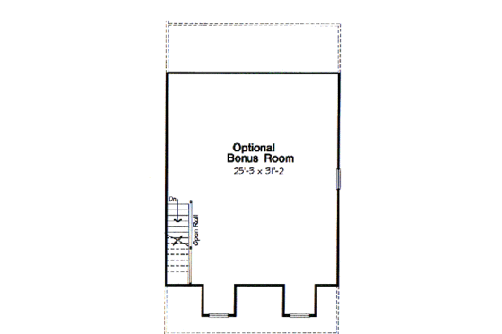 Floor Plan - Other Floor for Traditional House Plan #312-623 - 3 bed, 2.5 bath