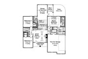 Craftsman Style House Plan - 3 Beds 2 Baths 1655 Sq/Ft Plan #21-212 
