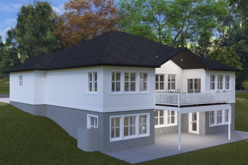 Home Plan - Exterior - Rear Elevation for Craftsman House Plan #1060-503 - 2 bed, 2 bath