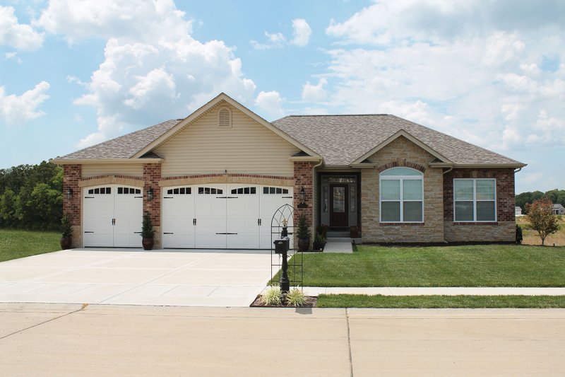 Architectural House Design - Exterior - Front Elevation 3 for European House Plan #20-2059 - 3 bed, 2 bath