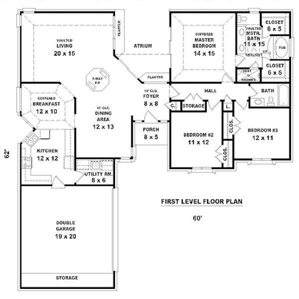 European Floor Plan - Main Floor Plan #81-13808