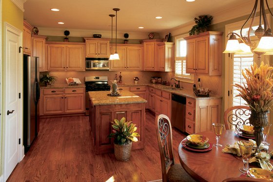 Interior - Kitchen for Country House Plan #927-9 - 3 bed, 2.5 bath