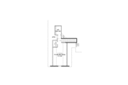 European Style House Plan - 3 Beds 2 Baths 1628 Sq/Ft Plan #424-235 