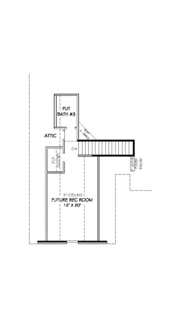 European Floor Plan - Upper Floor Plan #424-235