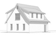 Farmhouse Style House Plan - 1 Beds 1 Baths 810 Sq/Ft Plan #1114-111 Exterior 