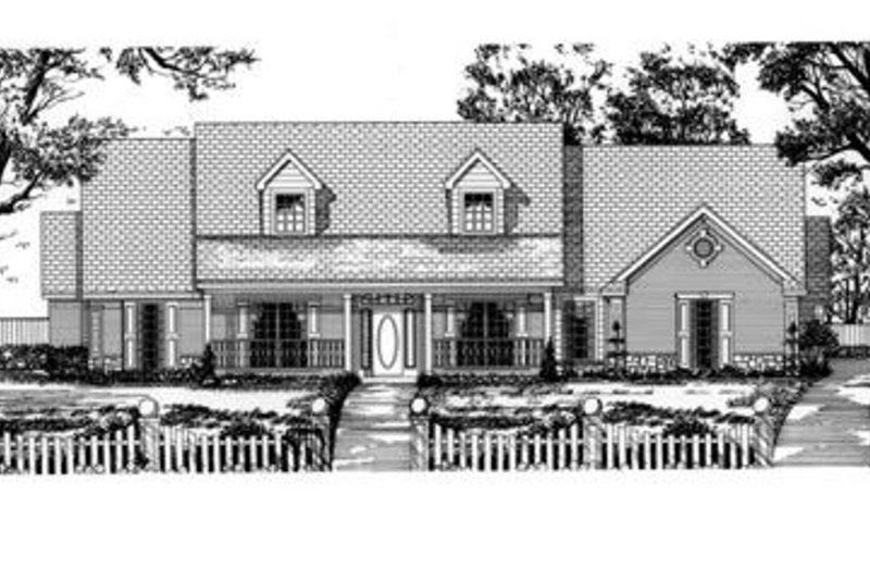 Traditional Style House Plan - 4 Beds 3 Baths 2721 Sq/Ft Plan #62-118
