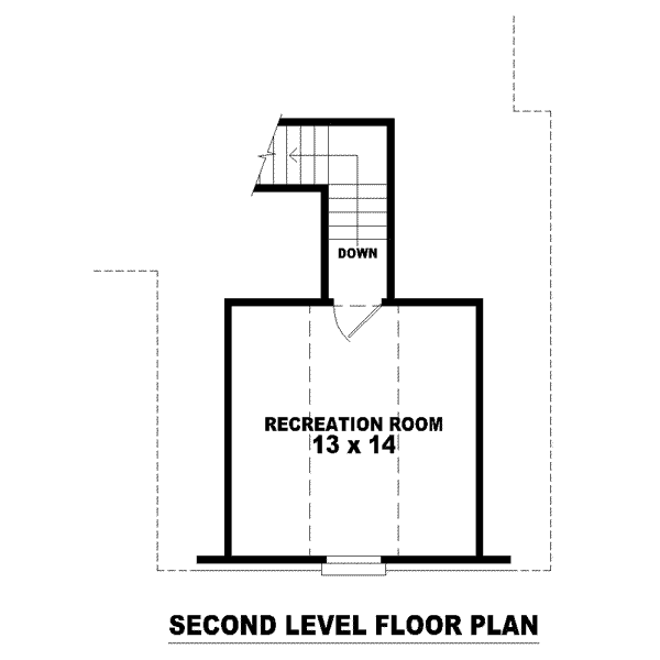 European Floor Plan - Upper Floor Plan #81-1452