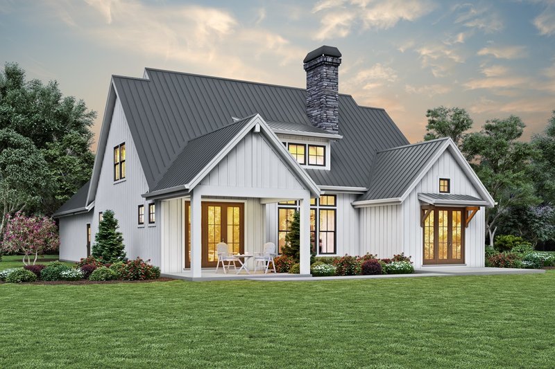 Dream House Plan - Exterior - Rear Elevation for Contemporary House Plan #48-993 - 3 bed, 2.5 bath