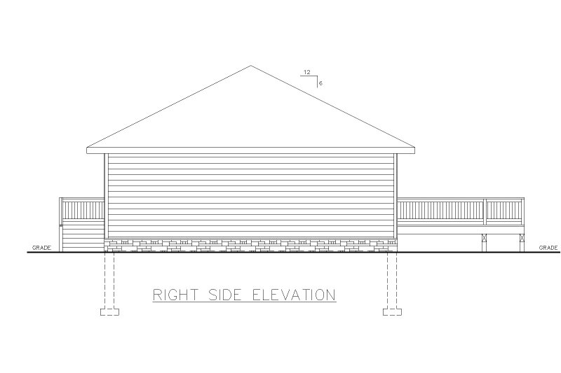 House Design - Exterior - Other Elevation for Cottage House Plan #117-983 - 3 bed, 3 bath
