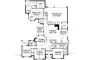 European Style House Plan - 4 Beds 4.5 Baths 4487 Sq/Ft Plan #141-112 