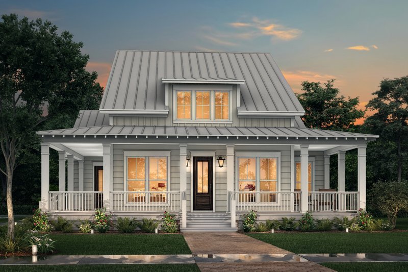 Dream House Plan - Exterior - Front Elevation 1 for Farmhouse House Plan #430-269 - 3 bed, 2.5 bath