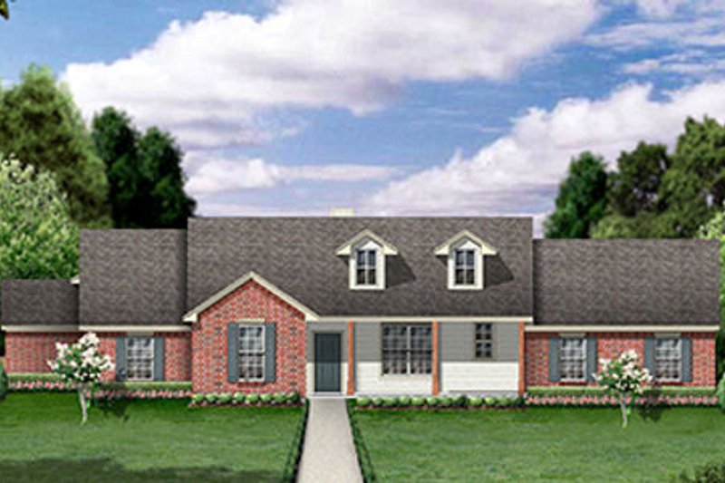 House Plan Design - Ranch Exterior - Front Elevation Plan #84-459