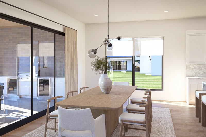 Home Plan - Interior - Dining Room for Modern House Plan #455-821 - 4 bed, 4 bath