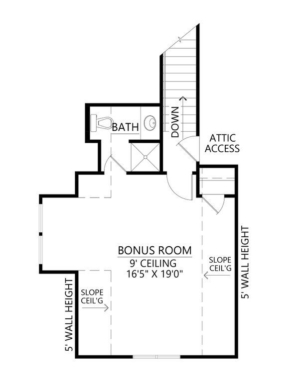 House Design - Farmhouse Floor Plan - Upper Floor Plan #1074-81
