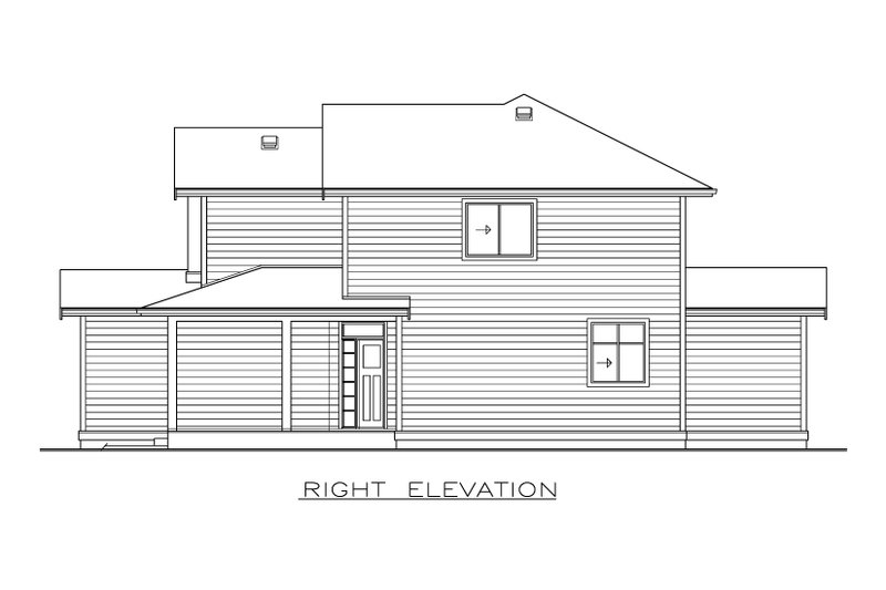 Dream House Plan - Exterior - Other Elevation for Farmhouse House Plan #1100-50 - 3 bed, 2.5 bath
