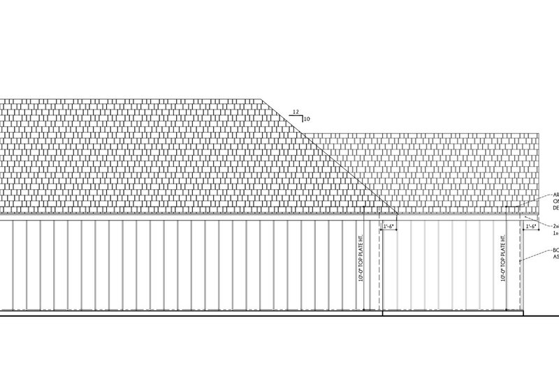 Architectural House Design - Exterior - Other Elevation 1 for Craftsman House Plan #1110-4 - 3 bed, 2 bath