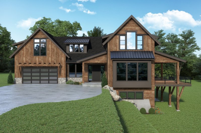 Home Plan - Traditional Exterior - Front Elevation Plan #1070-178