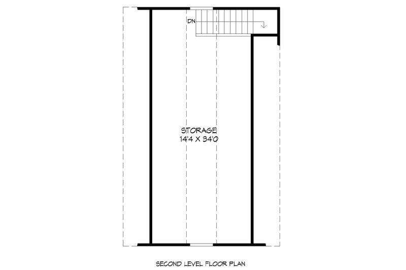 Home Plan - Floor Plan - Upper Floor for Country House Plan #932-194, 0 bath