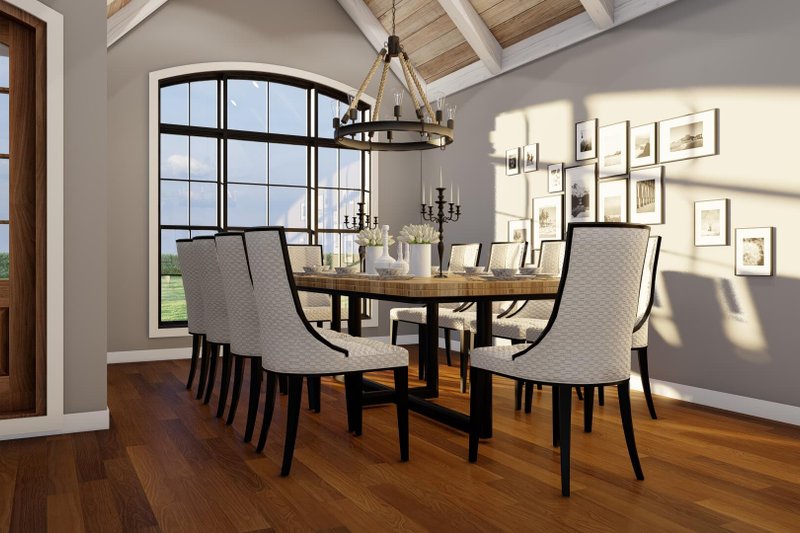 Home Plan - Interior - Dining Room for Craftsman House Plan #923-65 - 3 bed, 3.5 bath
