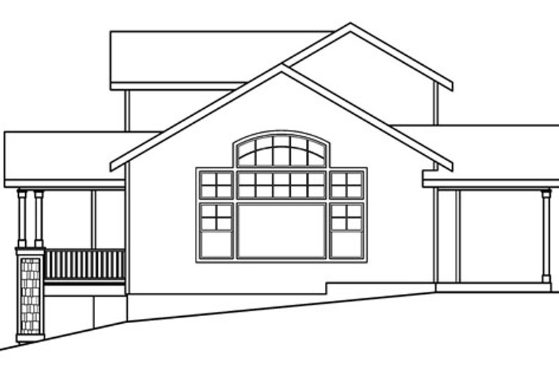 Home Plan - Exterior - Other Elevation 1 for Traditional House Plan #124-717 - 3 bed, 2.5 bath