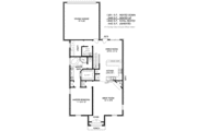 European Style House Plan - 3 Beds 2.5 Baths 1840 Sq/Ft Plan #424-71 