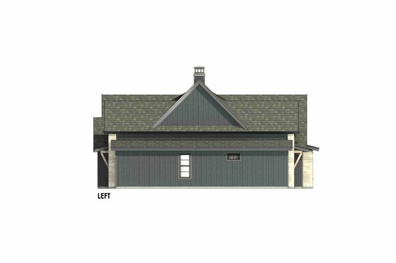 Exterior - Other Elevation for European House Plan #1096-85 - 4 bed, 3.5 bath