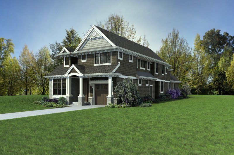 House Blueprint - Exterior - Other Elevation for Craftsman House Plan #48-1007 - 4 bed, 3.5 bath