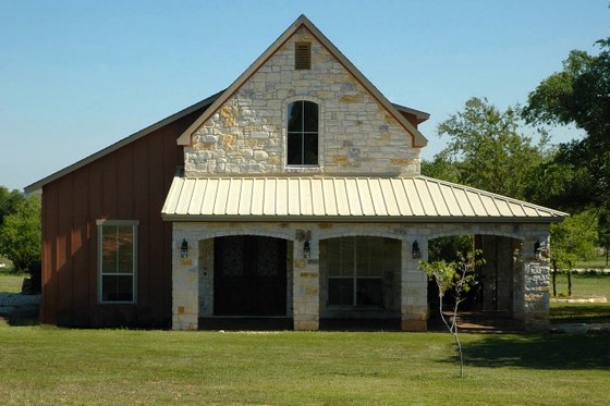 Exterior - Front Elevation for Country House Plan #472-10 - 3 bed, 2.5 bath