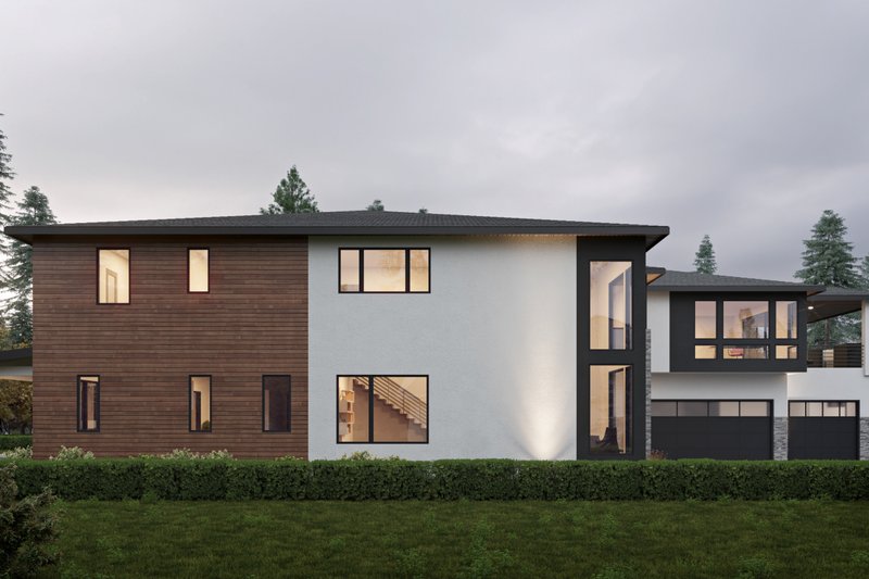 Dream House Plan - Exterior - Other Elevation 1 for Modern House Plan #1066-266 - 7 bed, 6.5 bath