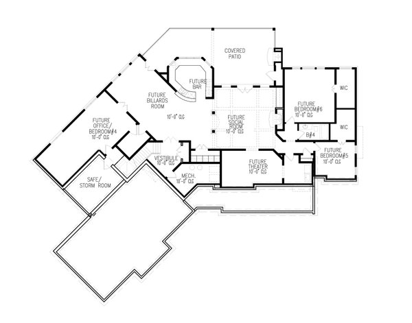 Farmhouse Floor Plan - Other Floor Plan #54-430
