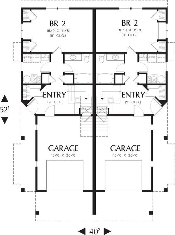 Architectural House Design - Modern Floor Plan - Main Floor Plan #48-628