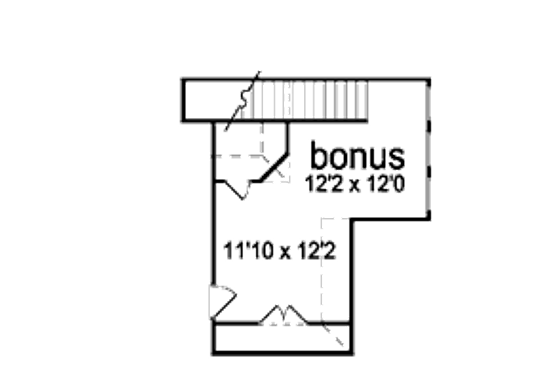 Floor Plan - Other Floor for Traditional House Plan #84-388 - 4 bed, 3 bath